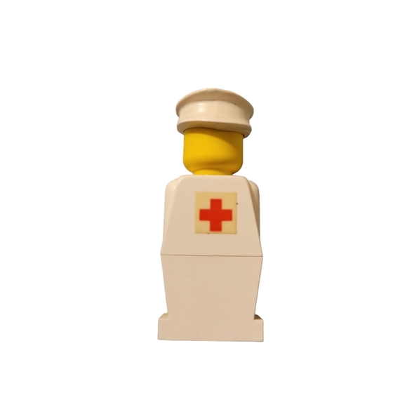 Lego Vtg Rare Original Minifigure Paremedics Assembled Vintage Ambulance Sign - Picture 7 of 9